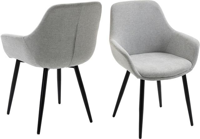 SalesFever Essgruppe »für stilvolles Speisen« Set, 5 Stk. tlg. 5-teiliges Set mit authentischer Baumkanten-Tischplatte