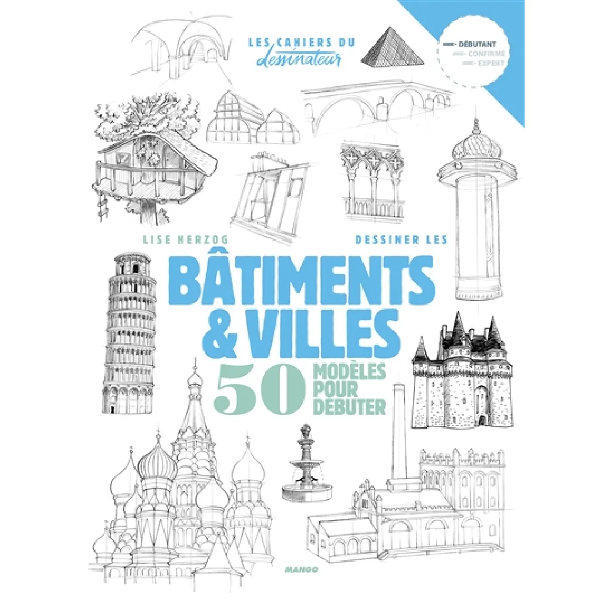 Dessiner les bâtiments & villes : 50 modèles pour débuter · Occasion