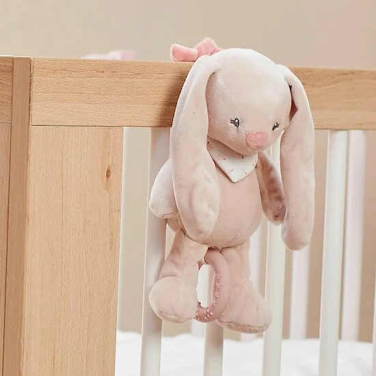 Alice & Pomme Peluche Musicale   Pomme le lapin        25 cm   de               Nattou