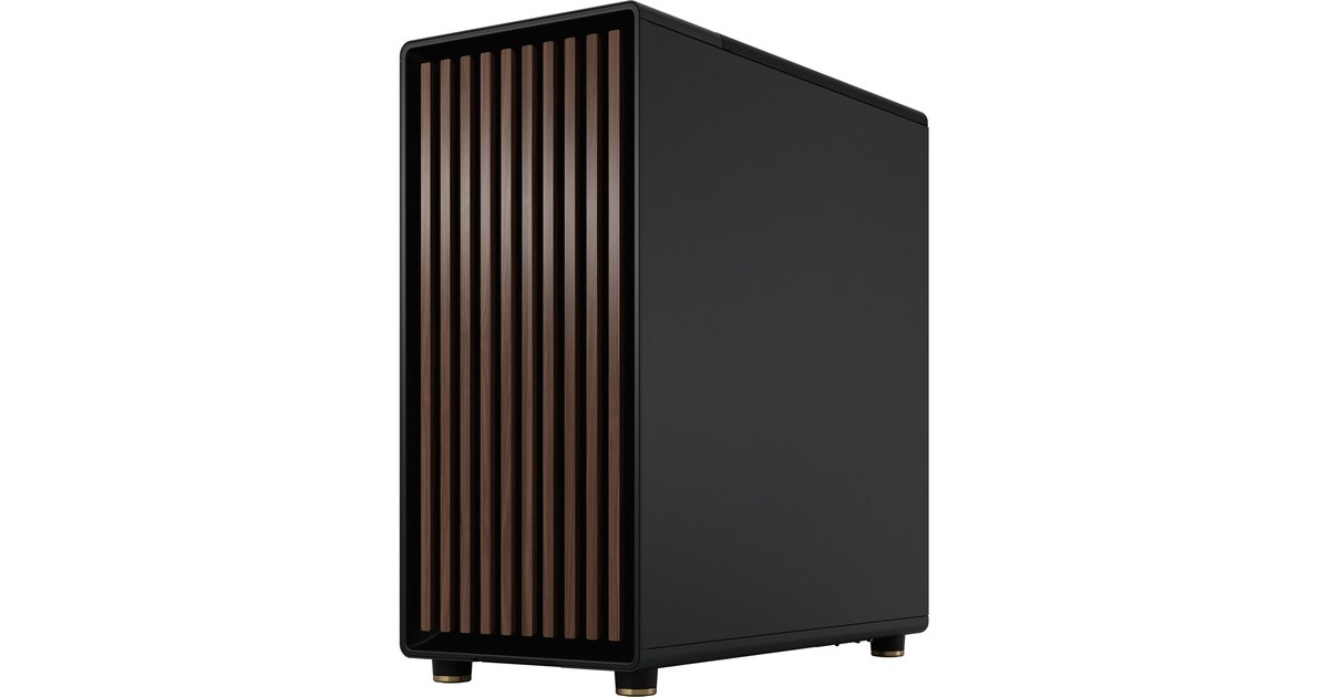 Fractal DesignNorth midi tower behuizing  (Zwart | 2x USB-A | 1x USB-C)