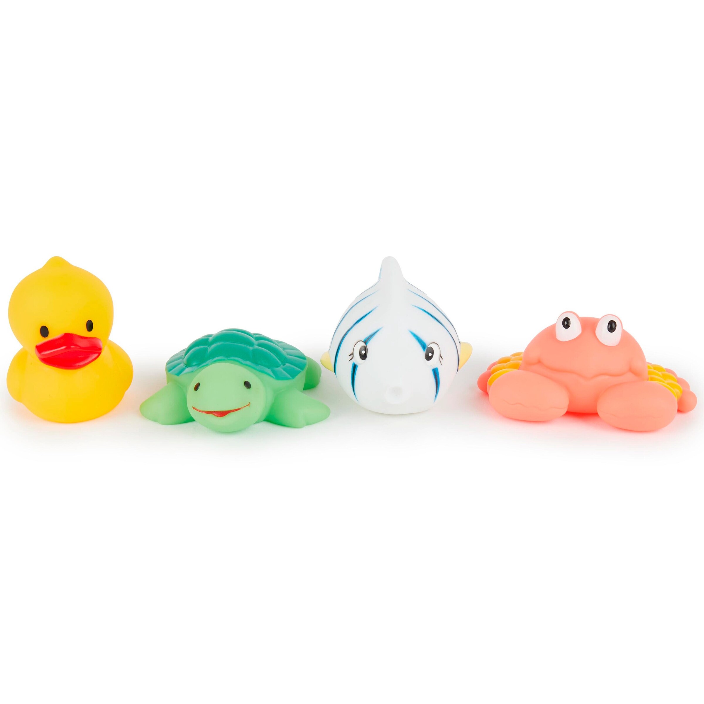 Bieco Badespielzeug Baby 4er Set - ab 12 Monate Mehrfarbig