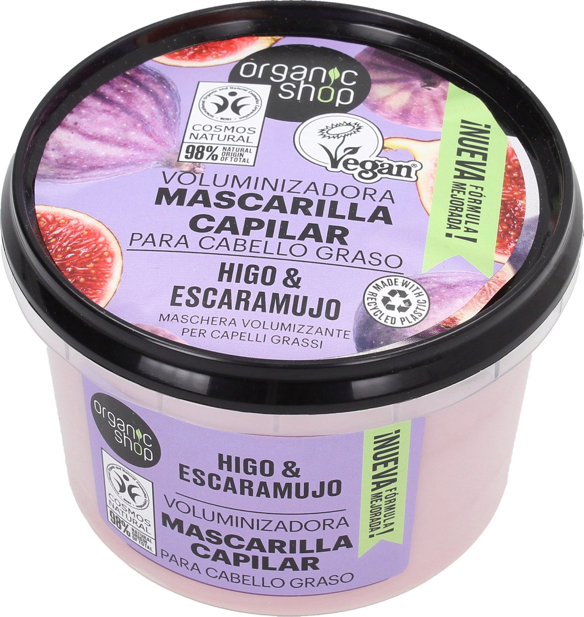 Organic Shop  Volumizing Hair Mask Fig & Rosehip, 250 ml