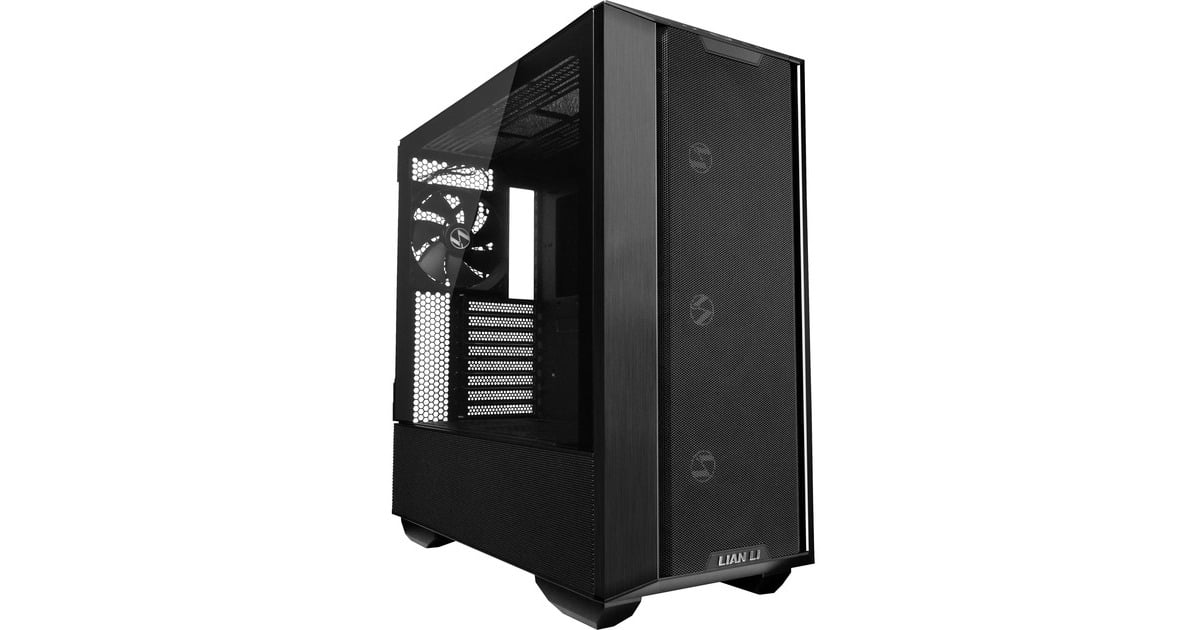 Lian LiLANCOOL III midi tower behuizing  (Zwart | 2x USB-A | 1x USB-C | Tempered Glass)