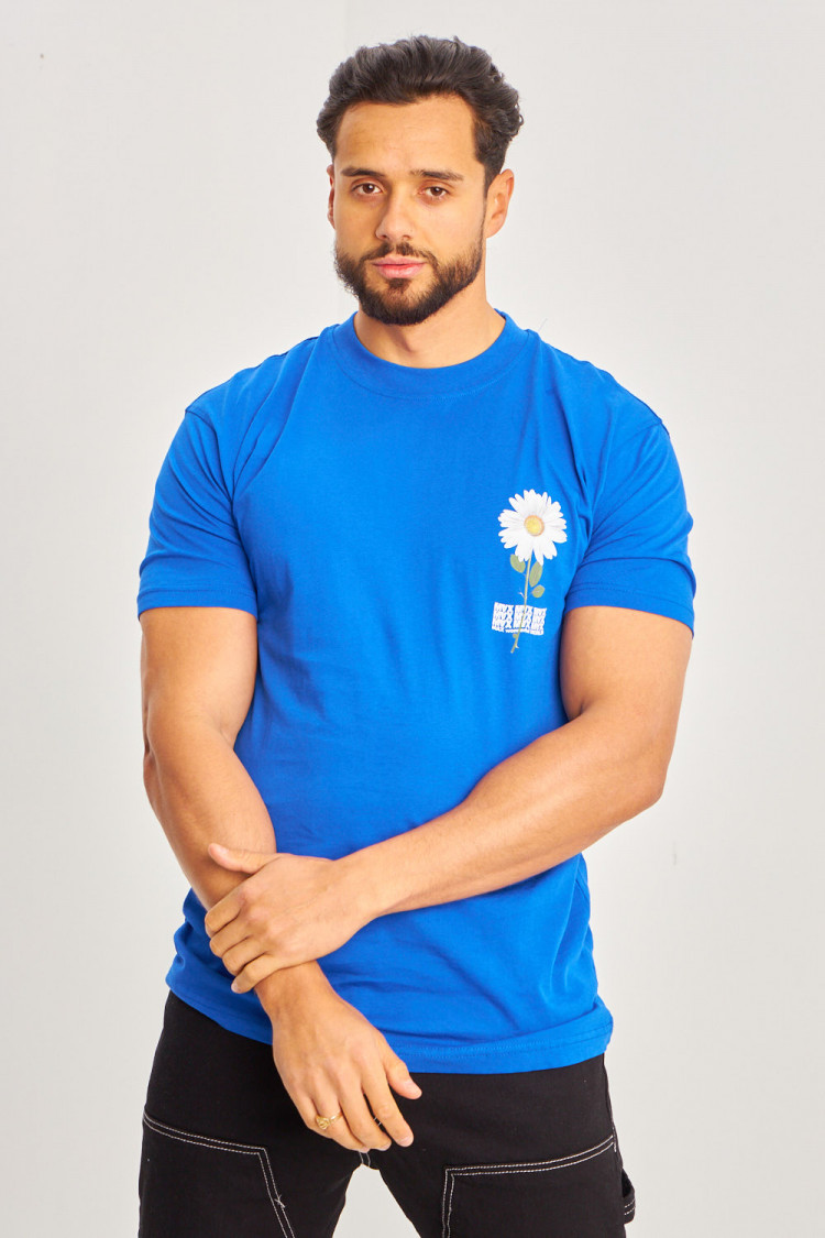 T-shirt fleurs 