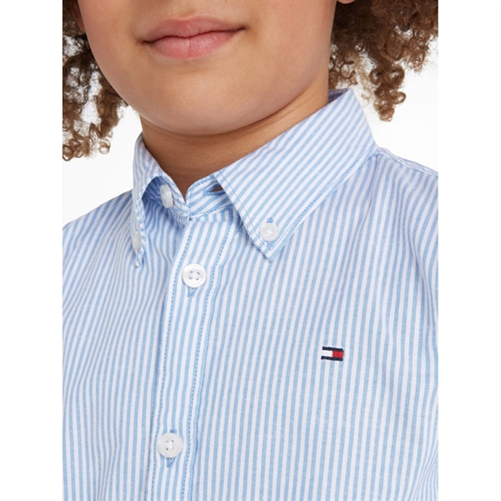 Flex Ithaca Skjorte Copenhagen Blue/White