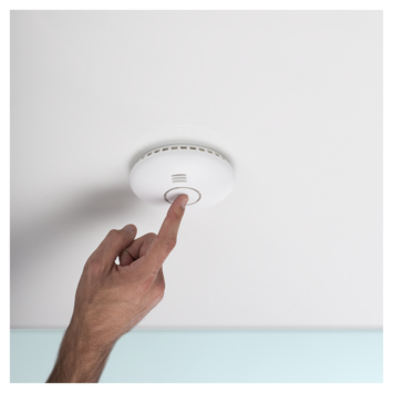 Smartwares Optische Rookmelder RM174RF Draadloos Koppelbaar Inclusief Batterij