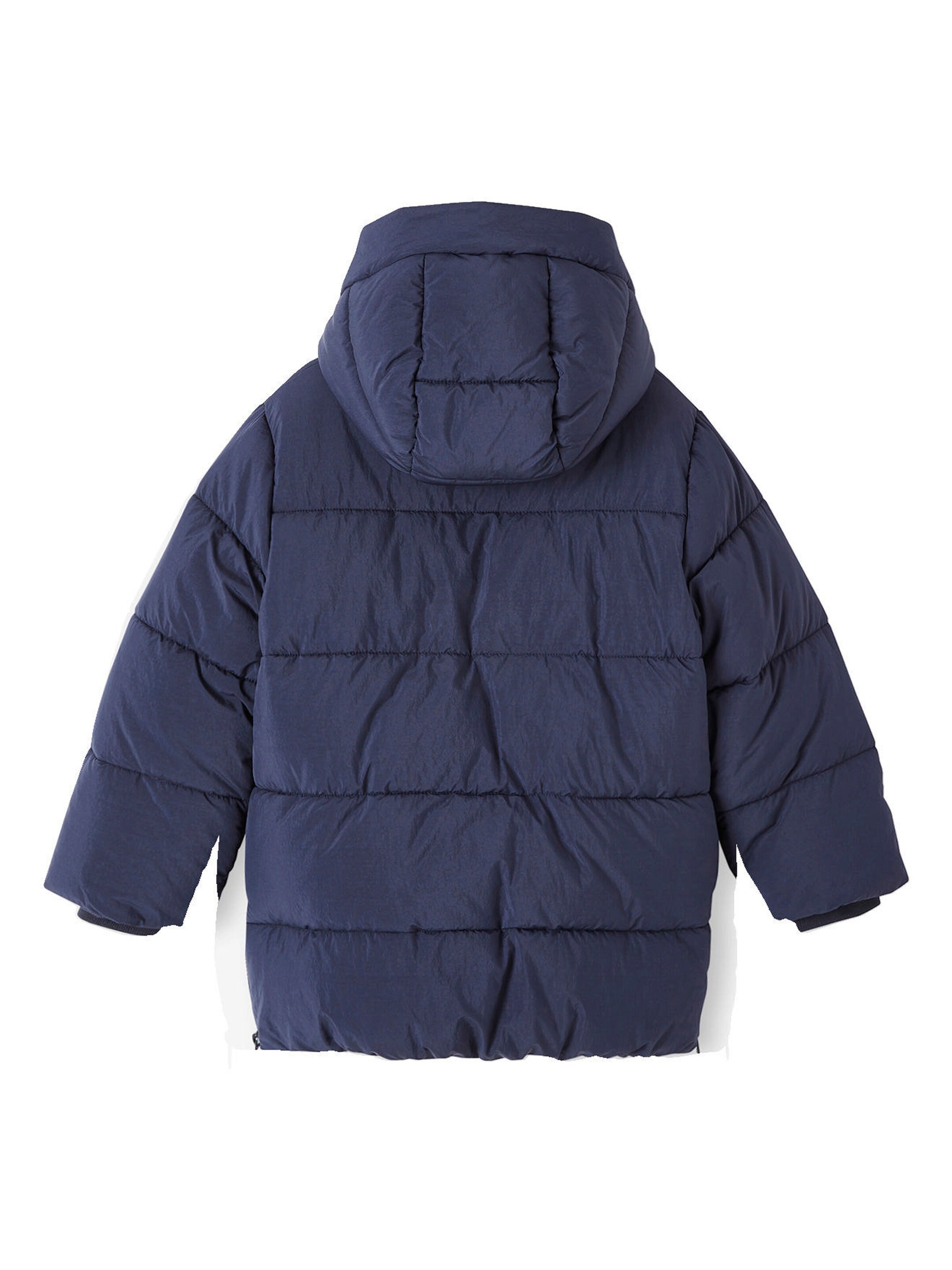 Vertbaudet Jungen Wintermantel mit Recycling-Polyester marine