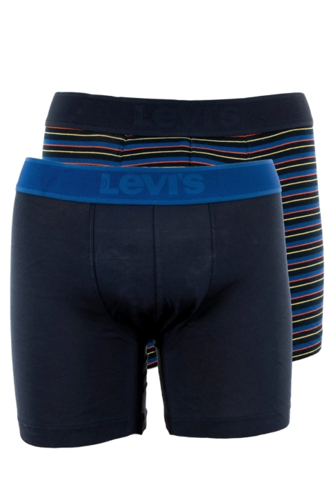 Calecons et slips levi's® yd stripe boxer brief 2p 001 blue combo