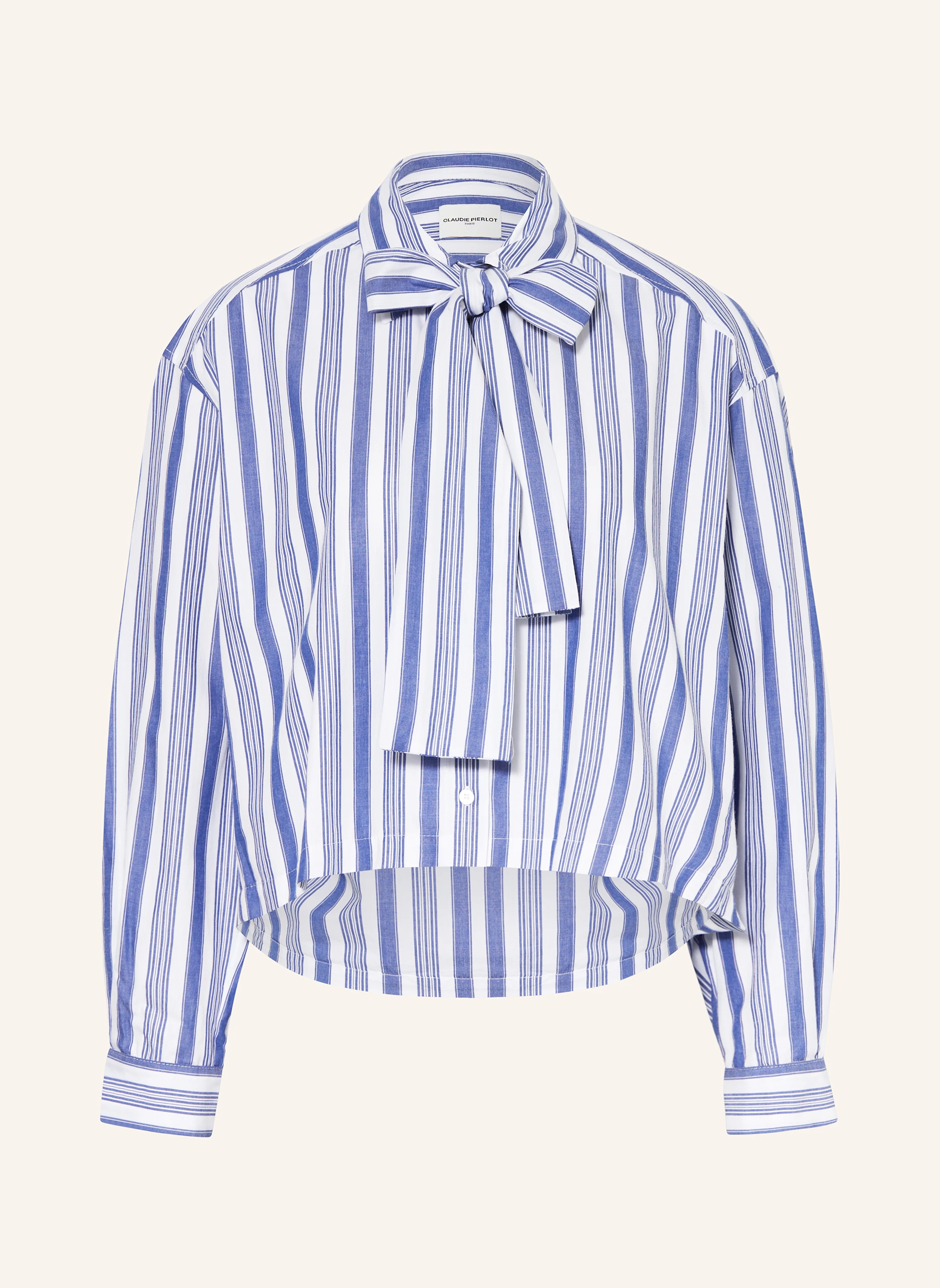 CLAUDIE PIERLOT Hemdbluse mit Bindedetail