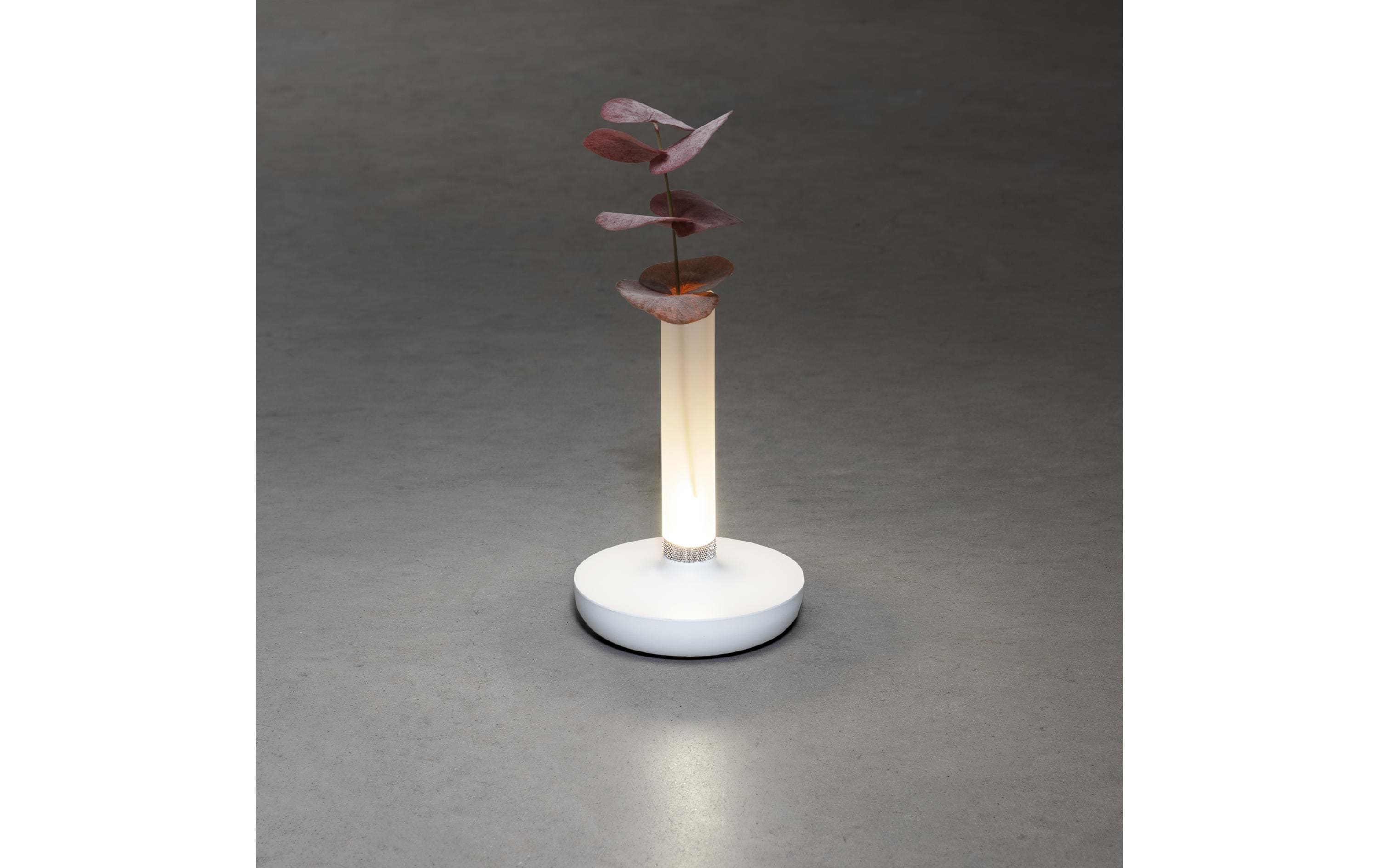 Akku-Tischleuchte USB Biarritz, 1800 / 3000 / 4000 K, Weiss<br>Outdoor-Leuchte