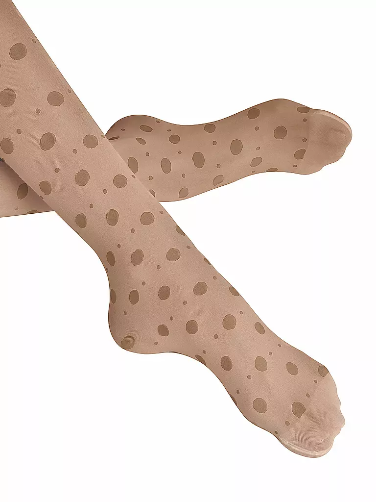 FALKE Modestrumpfhose SNOW DOT powder beige