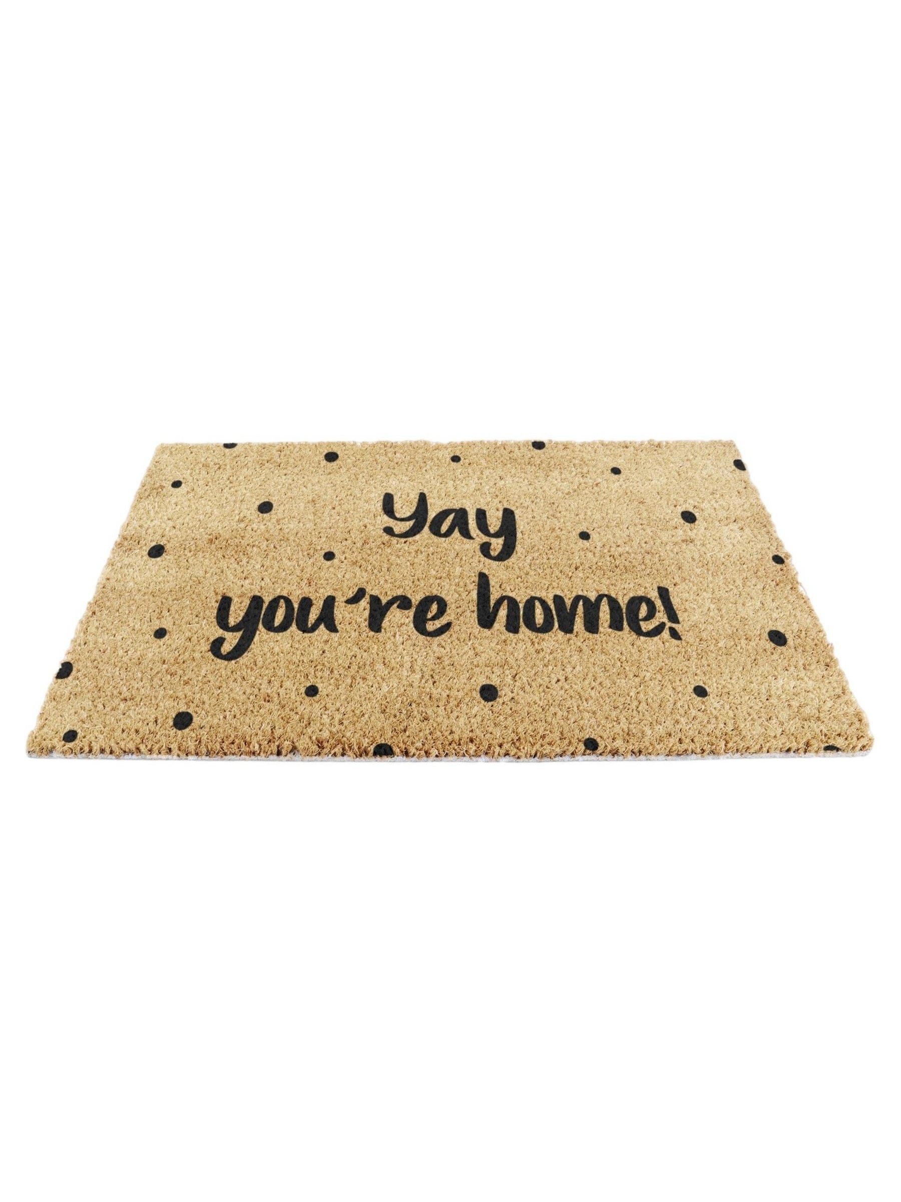 Artsy Mats Yay You're Wonen Spotty Deurmat