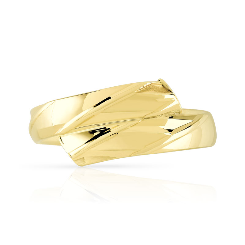 Bague or 375 jaune
