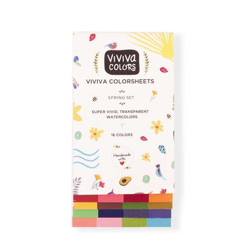Viviva Colorsheets Aquarellset Frühling