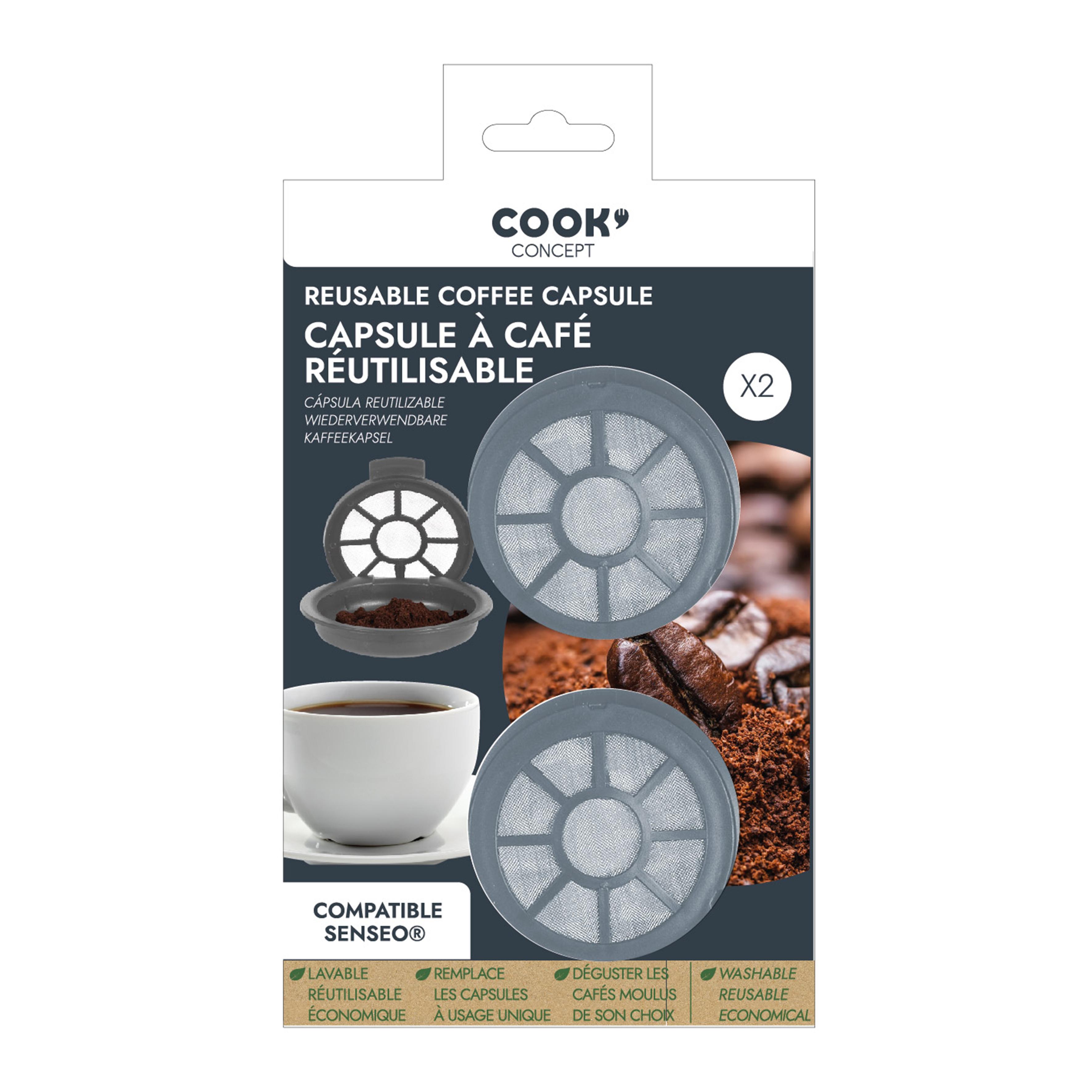 CAPSULE CAFE REUTILISABLE COMPATIBLE SENSEO