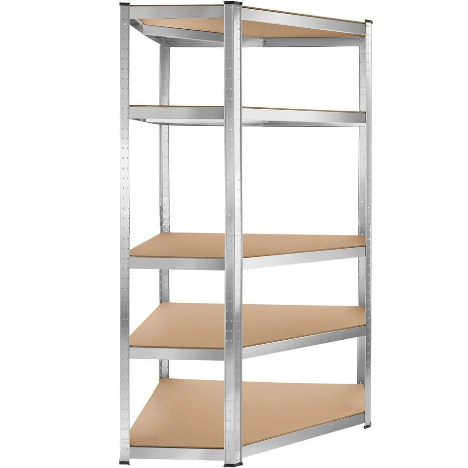 tectake Werkplaatsrek, Zilver