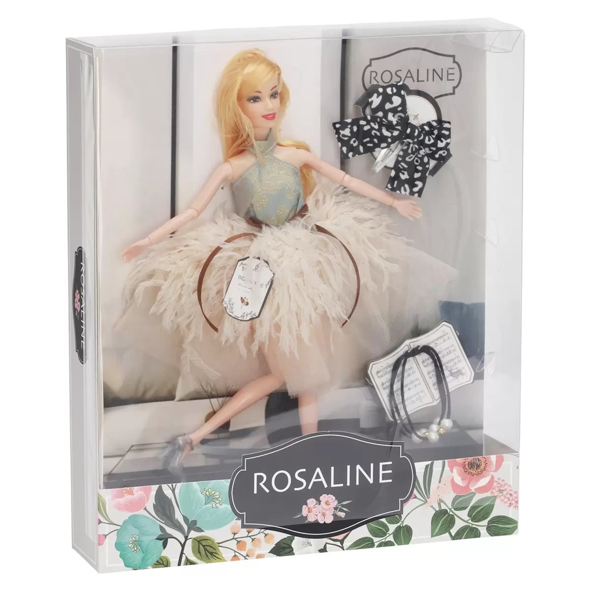 Spielzeug Puppe Rosaline Bunt