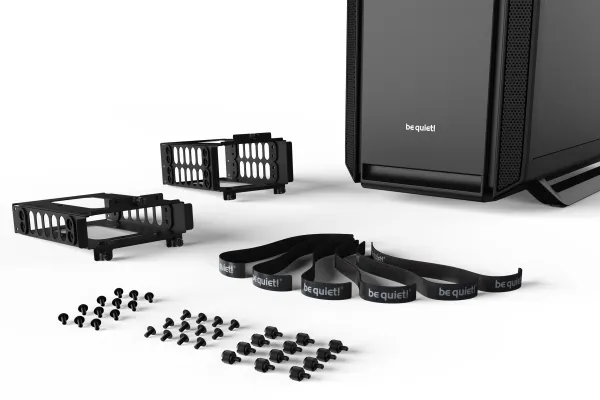 be quiet! Silent Base 802 - Tower - udvidet ATX - ingen strømforsyning (ATX / PS/2) - sort - USB/Lyd