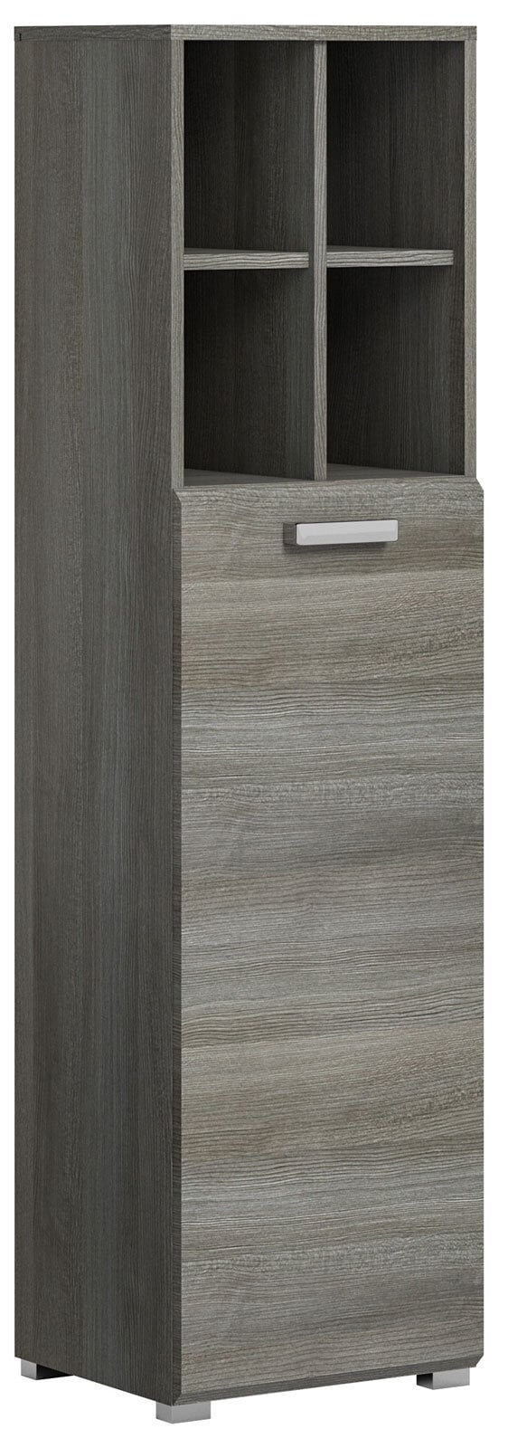 Hochschrank Silver grau B/H/T 40x146x33 cm