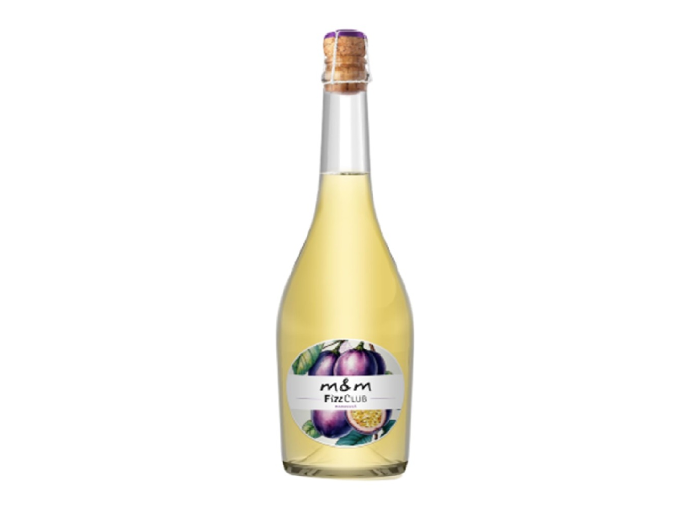 BEBIDA M & M FIZZ CLUB MARACUJÁ 0.75L
