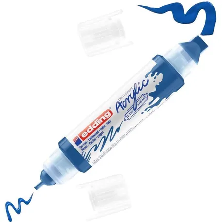 edding 5400 Acryl 3D Double Liner enzianblau