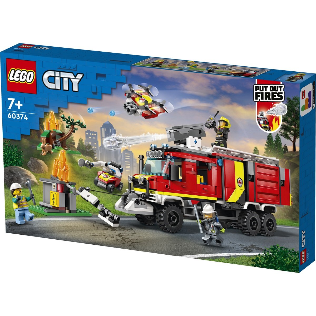 La camion d'intervention des pompiers Lego City 60374