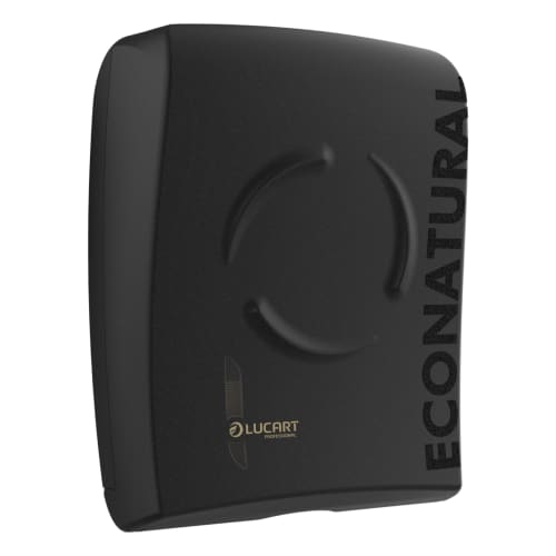 Distributeur d'essuie-mains pliés noir EcoNatural Flow Lucart