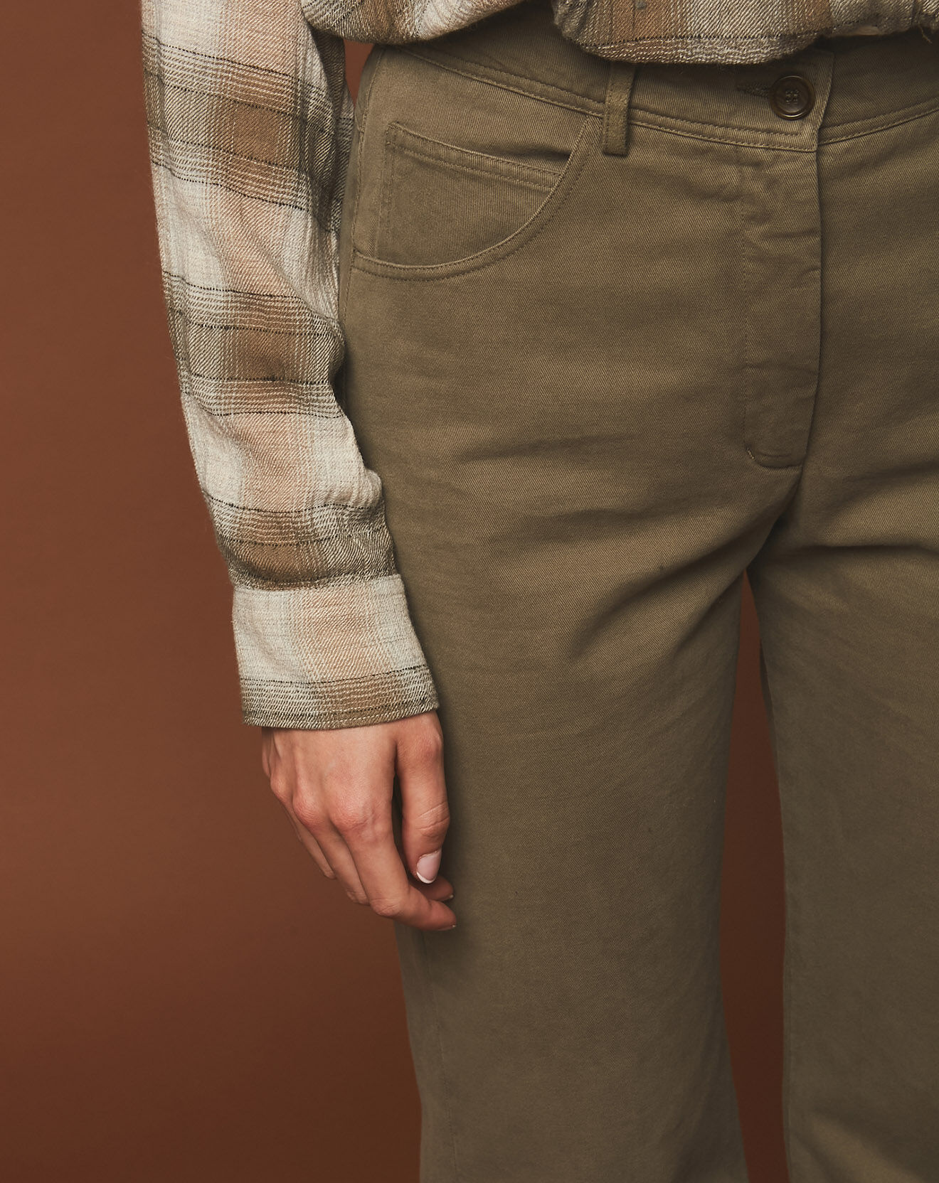 Hartford Pantalon 7/8ème Punch kaki