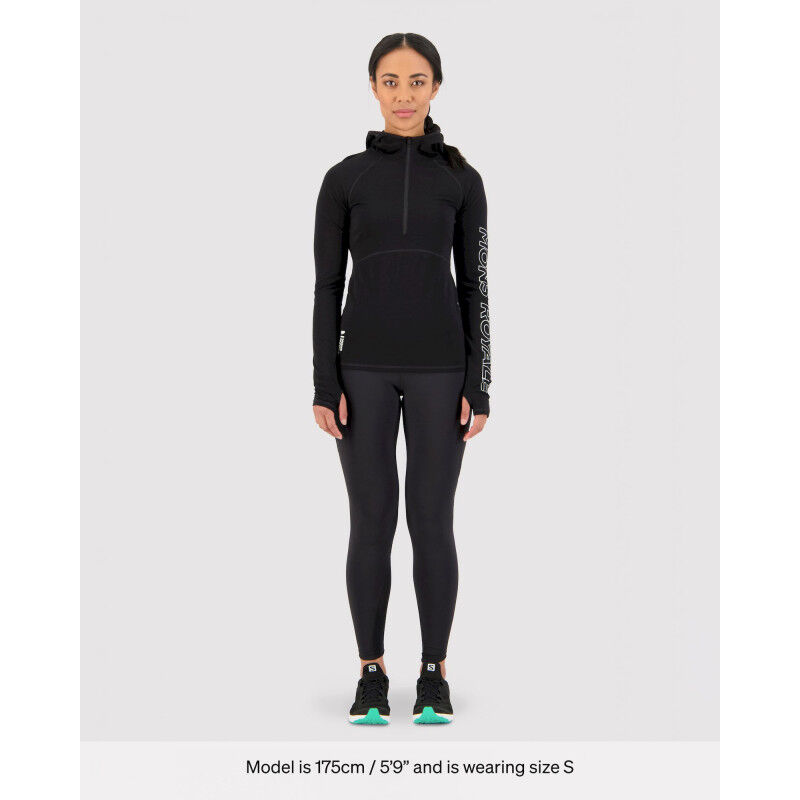 Bella Merino Long Sleeve Hood - Maillot thermique laine mérinos femme
