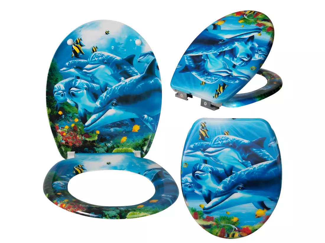 Siège de toilette abattant 45.5 x 37.1 x 37.1 cm 19_0000673