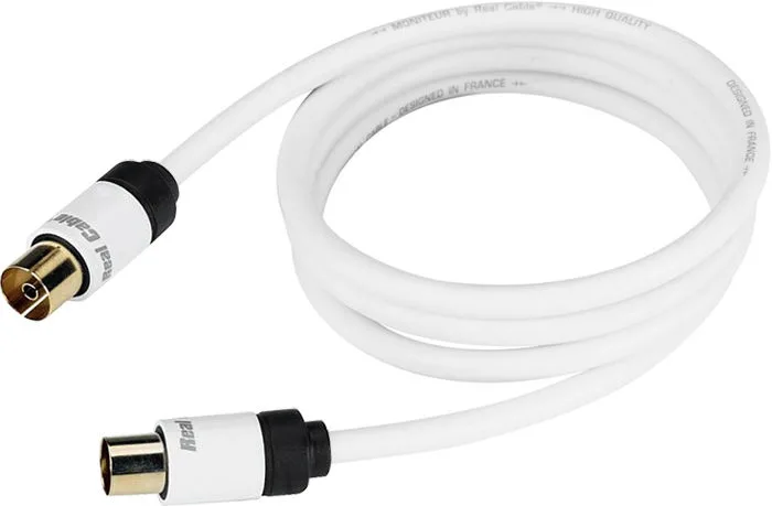 Real Cable TV-1 mâle/femelle (5 m) Câbles d'antenne