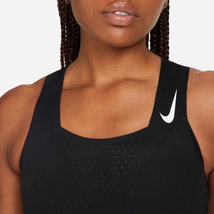 Nike Dame Undertøj og basislag Dri Fit Advanced Aeroswift Crop Top Sort