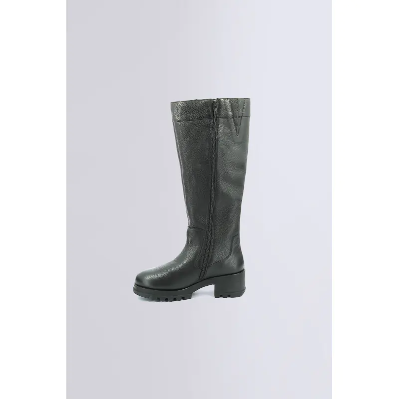 KICK HIGHER NOIR BOTTES Cuir Femme