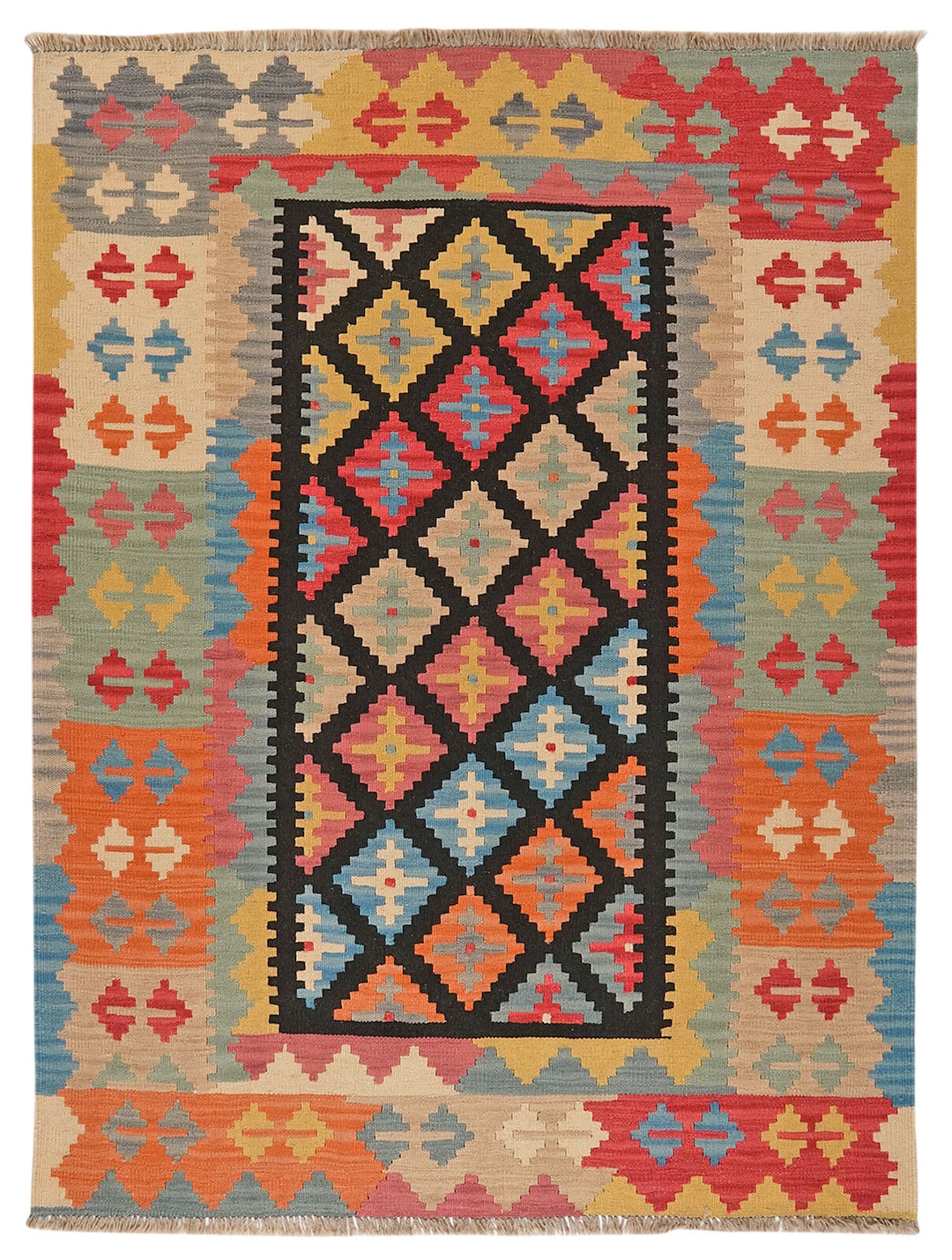 porta x Ipek Kelimteppich GASHGAI ELANIE 145 x 191 cm mehrfarbig