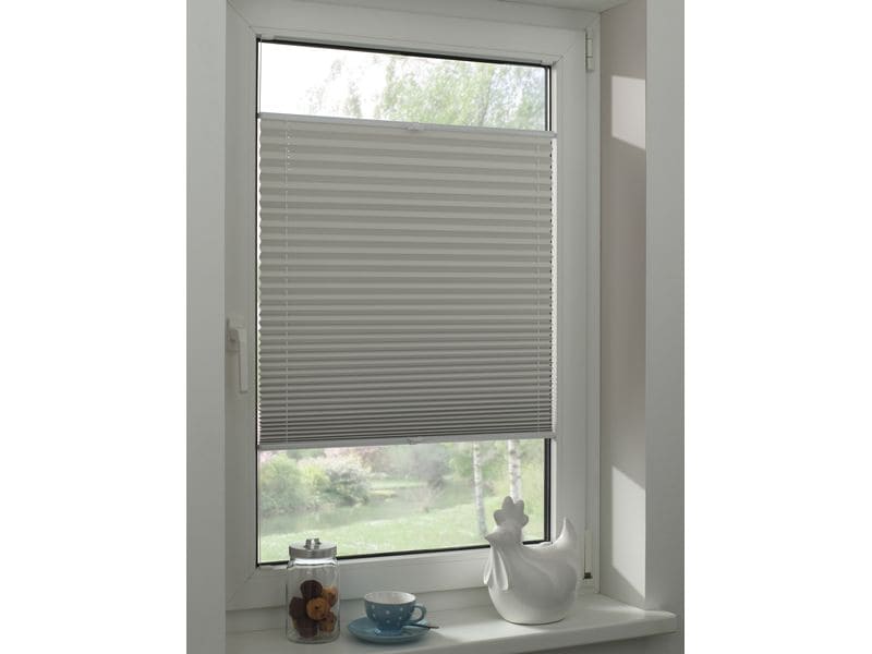 Gardinia Plissée Concept Thermo 45 x 130 cm, Grau Für einen optimalen Sicht- und Sonnenschutz