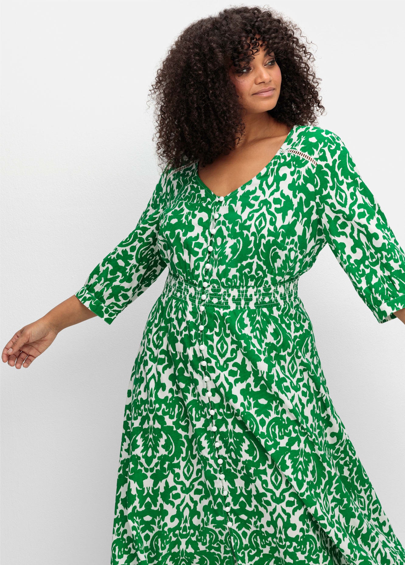 sheego by Joe Browns Druckkleid »Druckkleid«