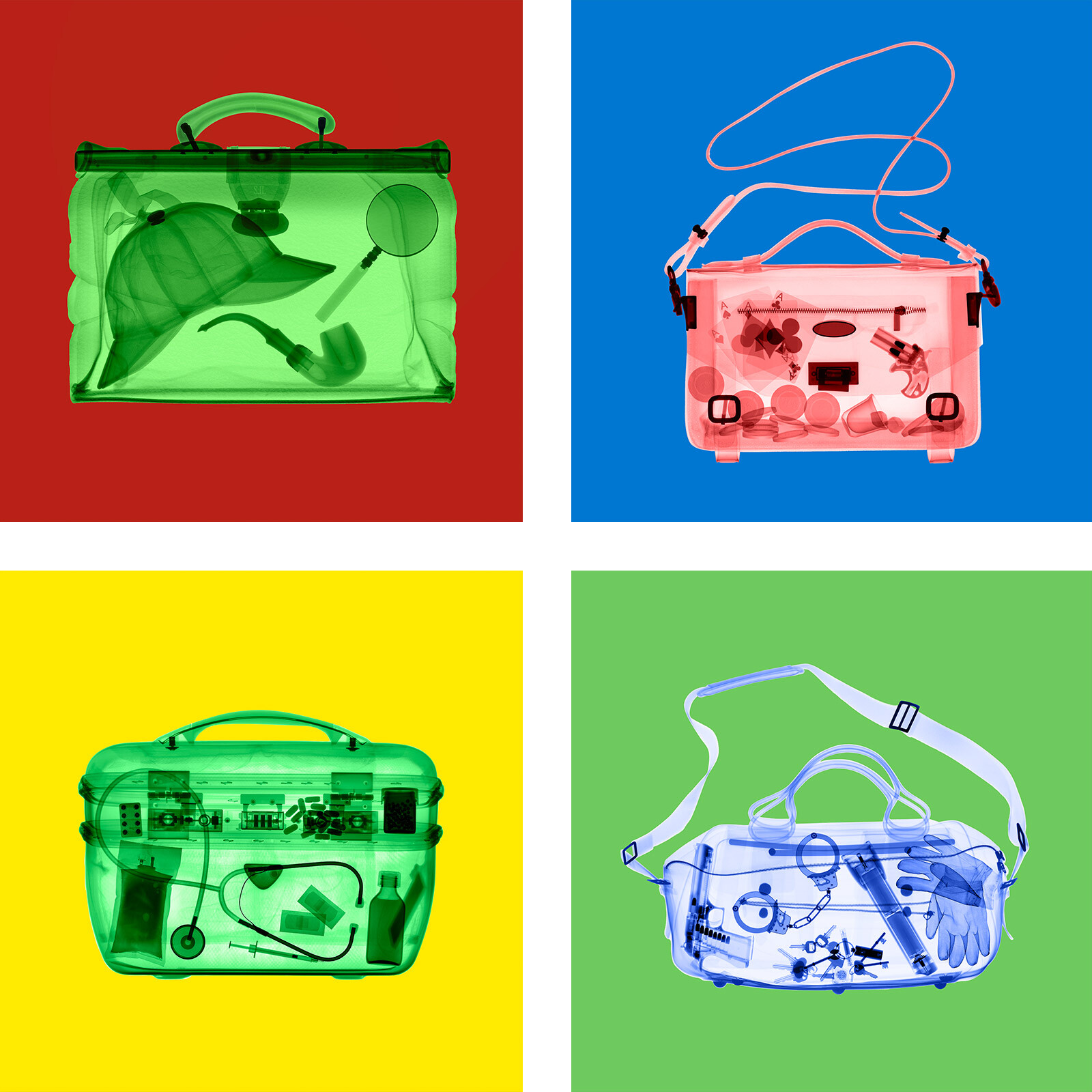 Sherlock Grid by Nick Veasey - Limited Edition. Edition of: 100. Signed.