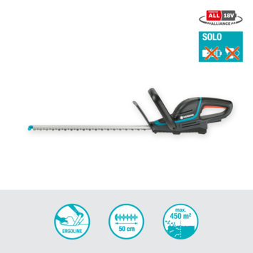 Gardena 18V heggenschaar ComfortCut 50 cm (excl. accu en lader)