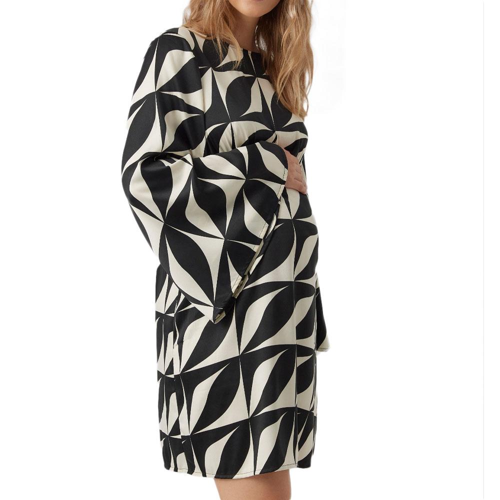 Vero Moda Maternity Robe de Grossesse Noir/Beige Femme Vero Moda Maternity 20018584