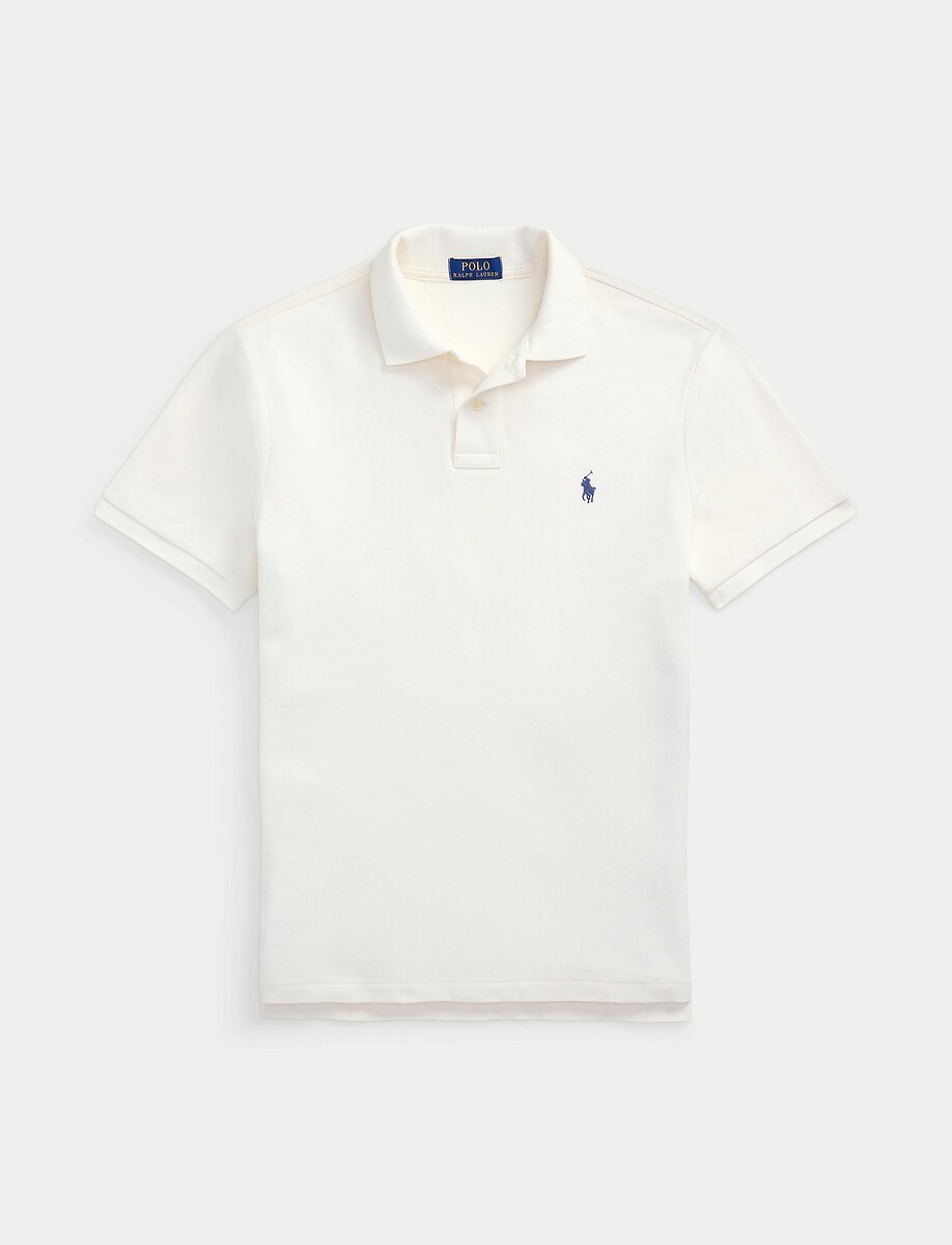 POLO RALPH LAUREN<br>Polo piqué de algodão Slim Fit