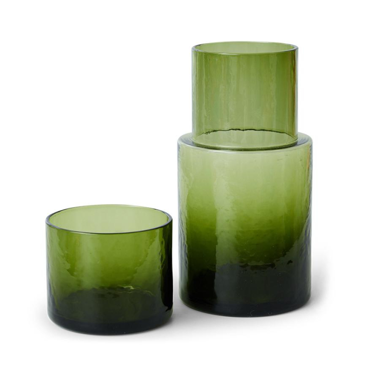 HKliving Tube karaf 0.8L Olive