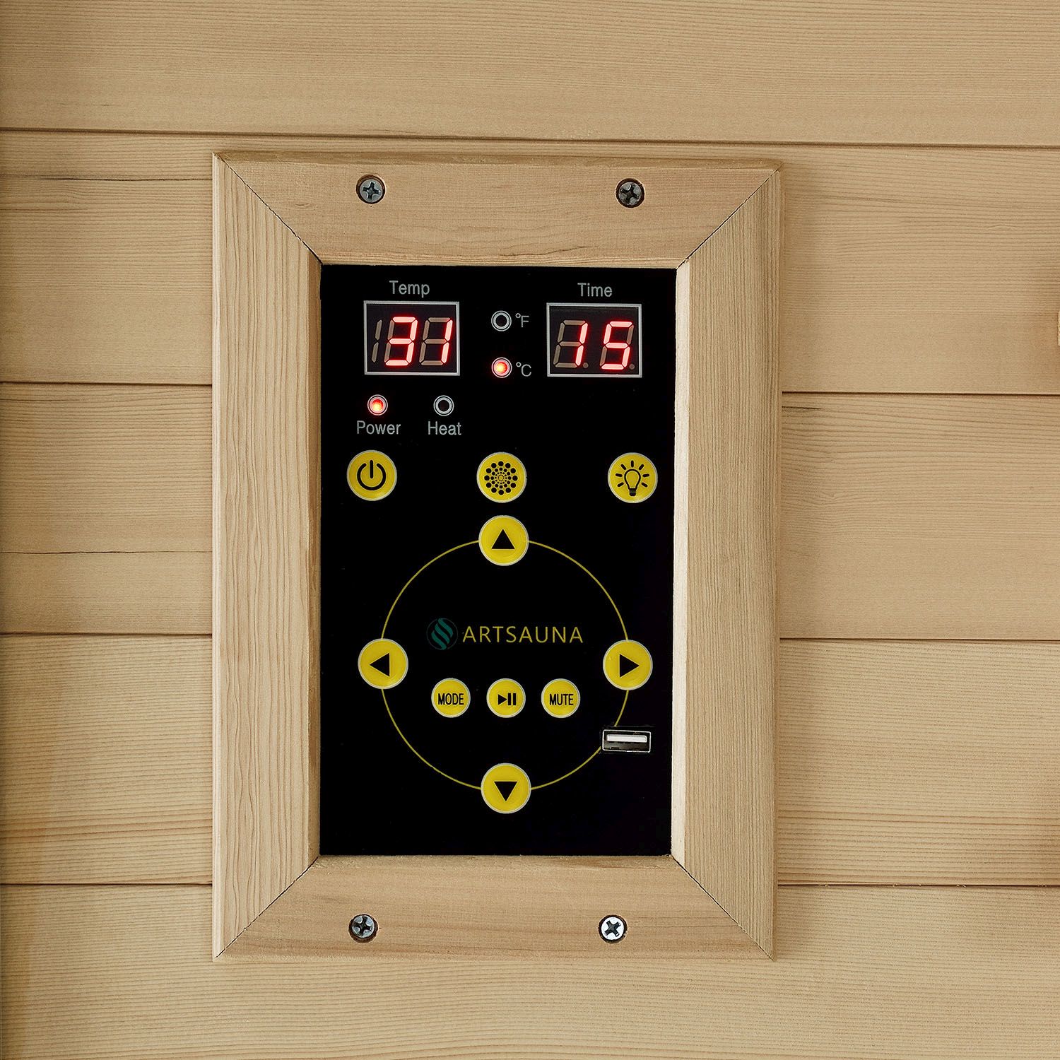 Artsauna Infrarotkabine Kiruna150 Dual Technologie – 8 Vollspektrumstrahler & 1 Flächenstrahler