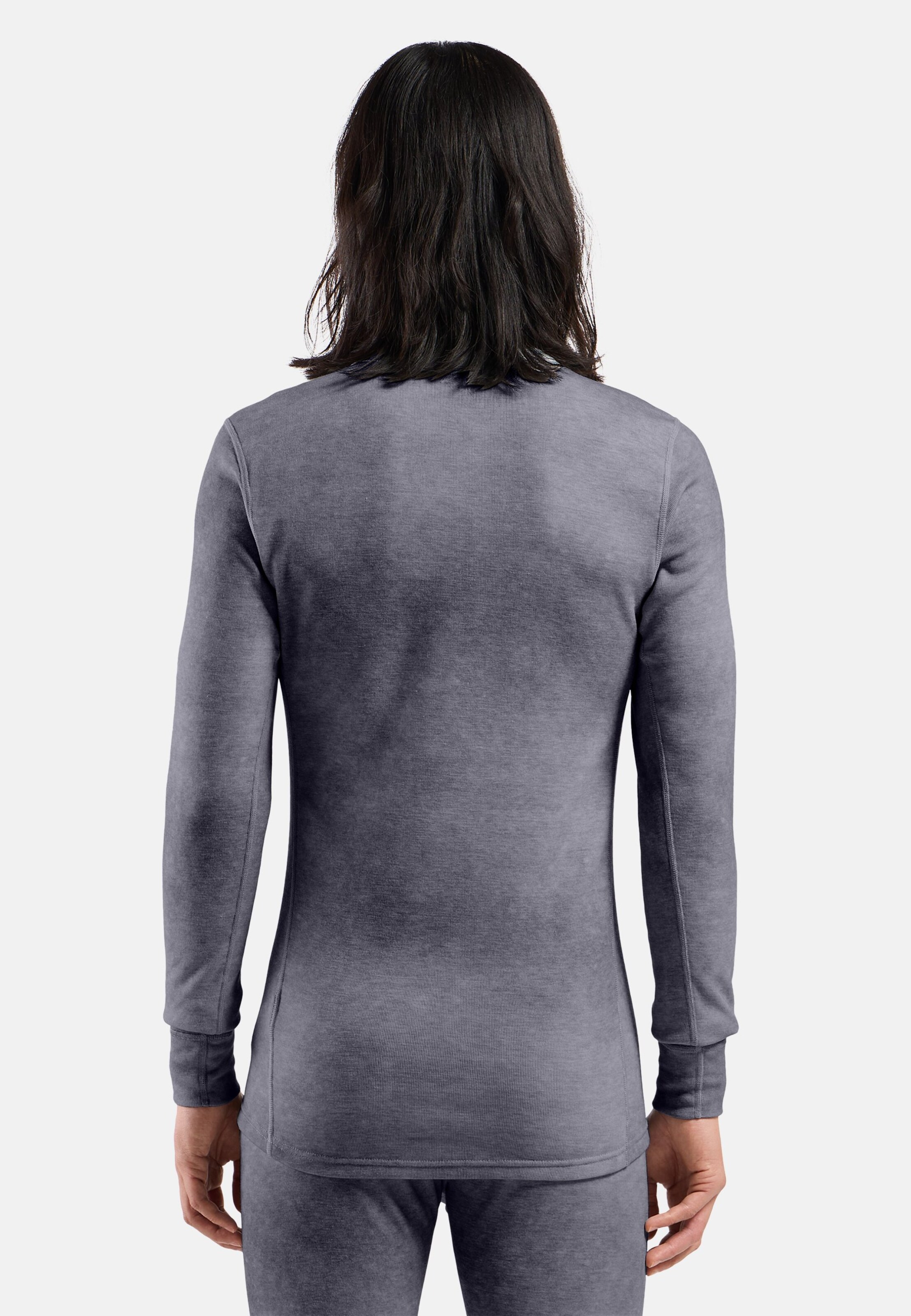 Odlo x POW Collective Voices Active Warm Base-Layer-Shirt mit Print in Skipper Blue