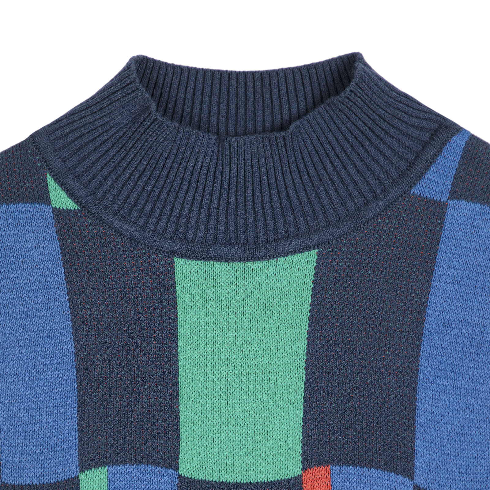 Adult Strickpullover Geometric Jacquard Multicolor