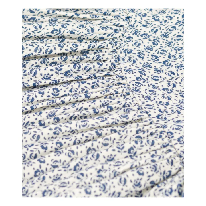 Petit Bateau Robe Mesange Gaze de Coton | Bleu