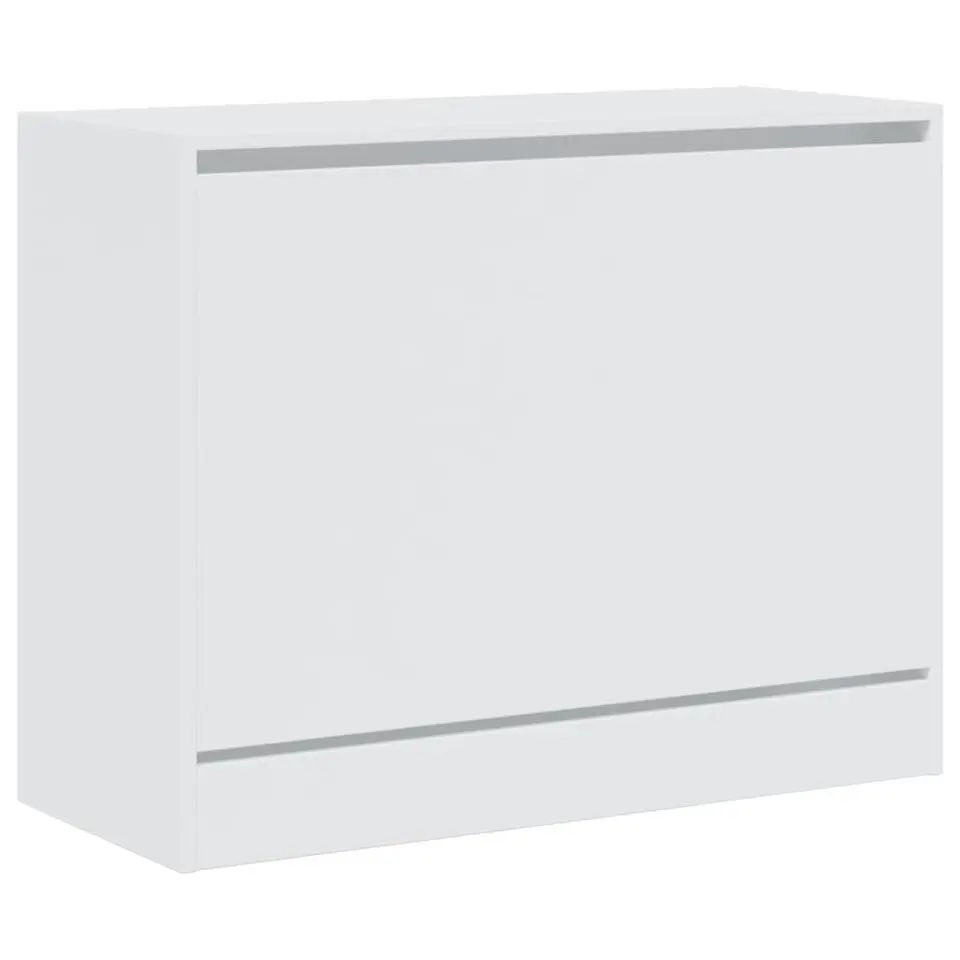 vidaXL - Schoenenrek - Wit - Bewerkt hout - 80 x 34 x 63 cm