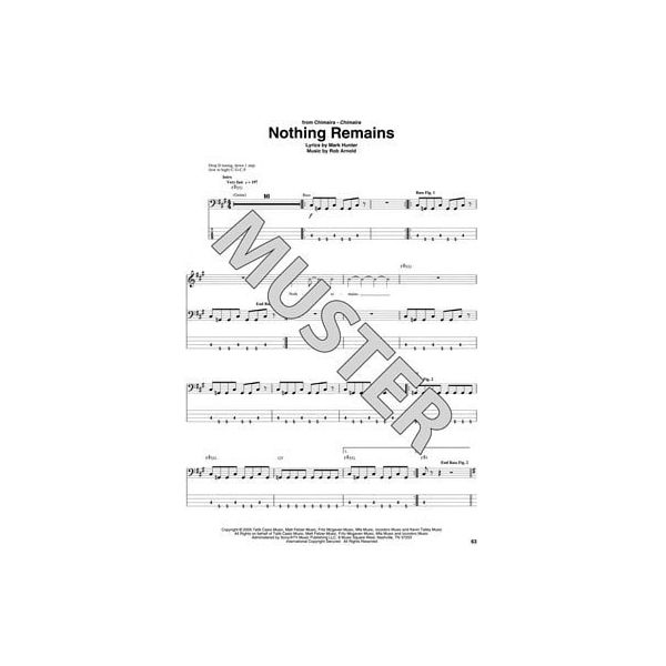 Hal Leonard Metal Bass Tabs