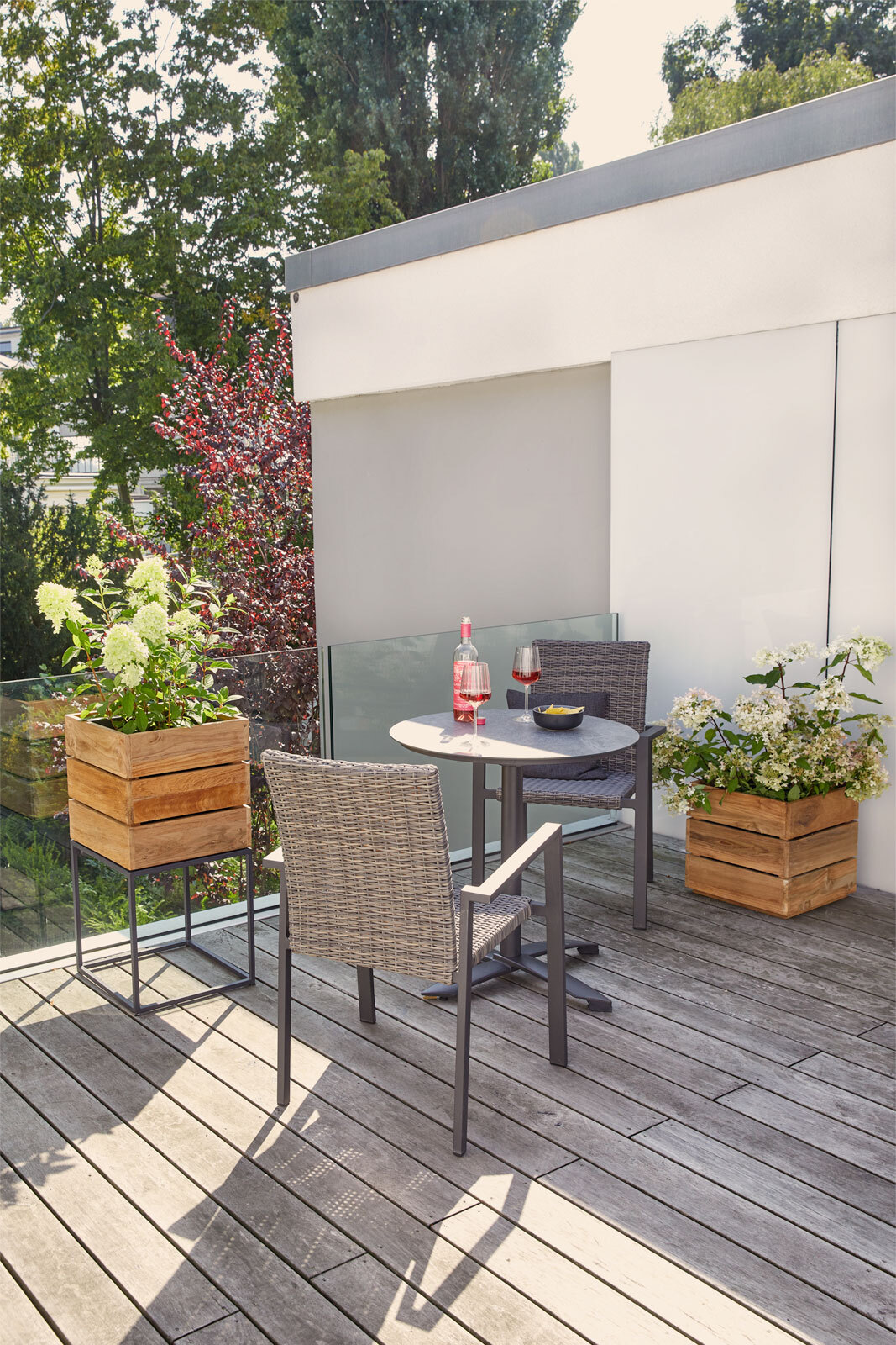 Garden FLAIR Stapelstuhl Garten LAURA omega grau