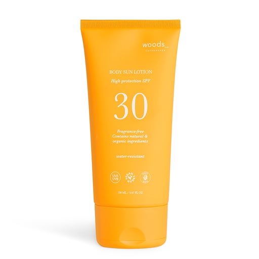 woods_ copenhagen Body Sun Lotion, SPF 30, 150 ml