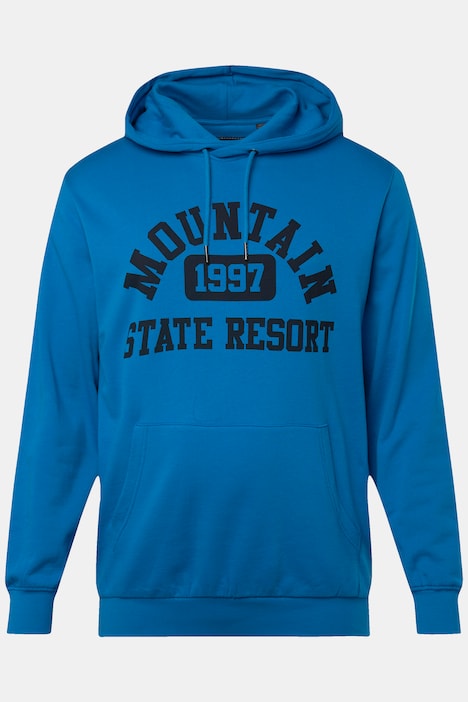 Men+ Hoodie, Print-Motiv, Kapuze, Kängurutasche, bis 8 XL